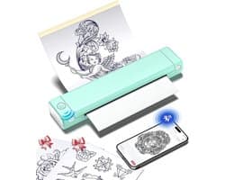 Thuys – Tattoo Stencil Printer – Thermische Printer – Tattoo Printer – 35 x 7 x 4cm – Groen