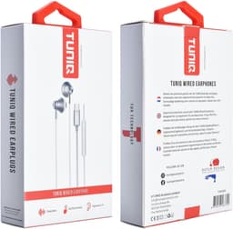 TUNIQ Bedrade Oortjes USB-C - Zilverkleurige Aluminium Oordopjes met Microfoon - Heldere Geluidskwaliteit, Diepe Bas en Comfortabele Pasvorm - Geschikt voor Samsung, Xiaomi, OnePlus en meer — thumbnail 4