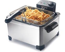 Elektrische Friteuse 5 L met Afneembare Manden - Hoge Capaciteit en Eenvoudige Reiniging