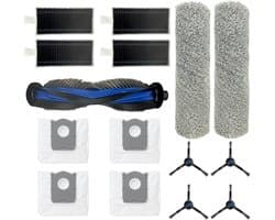 Accessoirespakket voor Ecovacs Deebot X8 Omni/X8 Pro Omni - Zak/Filter/Dweil/Zijborstel/Afzuigrol
