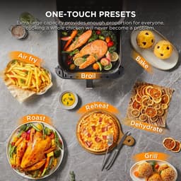 Midea - Airfryer - Heteluchtfriteuse - Airfryer oven - Gezond frituren - Airfryer xxl - Frituren - Frituurpan - Vetarme Friteuse - Olievrije Friteuse - Multifunctionele heteluchtoven - Mini-oven - Patatoven - Snackoven - Luchtoven - Turbo-oven — thumbnail 3