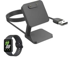 DrPhone PowerStand Desktop Oplader – Standaard Docking Station voor Samsung Galaxy Fit 3 R390 – 5V 1A – ABS – USB Kabel - Zwart
