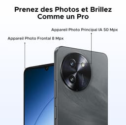DOOGEE Note59 Pro+ 5G - Mobiele telefoon - Smartphone - 36 GB RAM+ 512 GB ROM - Android 15 - 6,75 in HD+ 120 Hz - 6250mAh/18W - UNISOC T8200 - Camera 50 MP - Face ID - GPS - Zwart — thumbnail 4