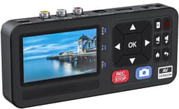 Delmark VHS naar Digitaal Converter – Mini HD Video Recorder – Video’s Digitaliseren naar MP4 – VHS Digitaliseren zonder Computer/TV – RCA/S-Video/3.5mm In – HDMI/3.5mm Uit – Met Afstandsbediening & Scherm — thumbnail 2