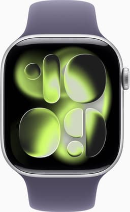 Apple Watch Series 11 gps + Cellular - 42mm Aluminium Case Purple Fog Sport Band S/m Smartwatch Silver — thumbnail 1