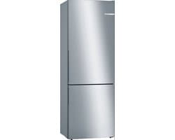 Bosch KGE49AICA - Serie 6 - Koelkast - Koel-vriescombinatie - Extra breed - RVS - Energielabel C - Houd je versproducten langer vers met VitaFresh - Big Box in de vriesruimte