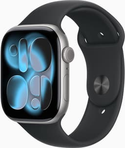 APPLE Watch Series 11 GPS + Cellular - 46mm Aluminium Case - Black Sport Band S/M Smartwatch Space Grey — thumbnail 2