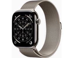 Apple Watch 11 - Wifi + 5G - 42mm - Titanium Case with Natural Milanese Loop