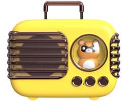 JeiibrZui Bluetooth-luidspreker - Tws Dual Pairing Stereosysteem - Draagbare Mini Speaker Met Microfoon 1 Stuk Geel