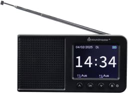 Soundmaster DAB175SW, DAB+ radio met bluetooth, kleurendisplay en oplaadbare batterij — thumbnail 1