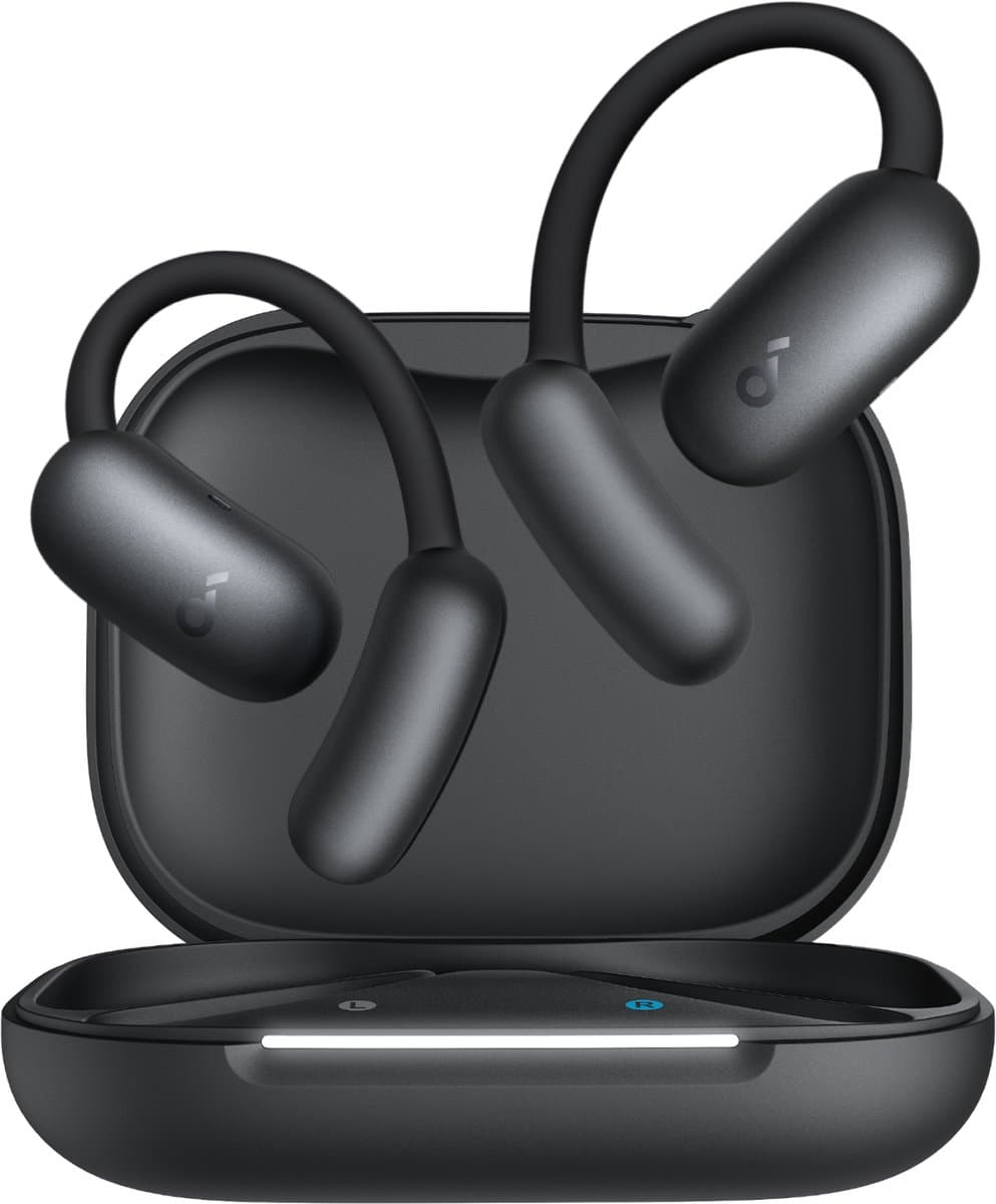 soundcore AeroFit 2 AI Assistant open-oor Koptelefoon van Anker - Zit lekker zonder druk - 2x rijkere bas - Oordopjes met realtime vertaling - Hoge resolutie - 35 uur speeltijd - IP55 — afbeelding 1