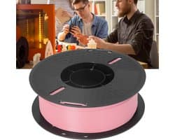 JeiibrZui Roze filament - Roze PLA filament - Printnauwkeurigheid ±0,02 mm + Anti-warp formule - 1 verpakking - Perfect voor roze 3D-printprojecten