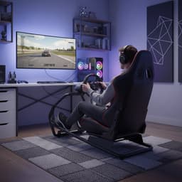 VDD Gaming - Racestoel - Race simulator - Sim Racing Cockpit - Racestoelen - Racing seat - Cockpit - Racing cockpit - Race simulator compleet - Race sim stoel - Cockpit Simulator - Volledig Verstelbaar - ZONDER monitor Bevestiging - Incl. Race stoel — thumbnail 5
