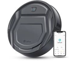 CYRO - Robotstofzuiger - Robot Stofzuiger - Robotstofzuigers - Automatisch opladen - via Wi-fi/app/Alexa - 120min looptijd - Zwart