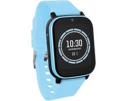 One2track Connect NEXT Blauw | GPS horloge voor kinderen | Bekijk de locatie van je kind. Stel veilige zones in. En videobellen met de leukste smartwatch voor kinderen