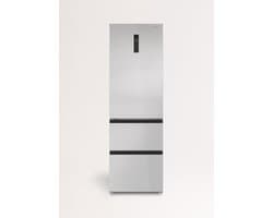 CREATE - 401L koelkast in Italiaanse stijl met Space Pro en Care+ - Roestvrij staal - FRIDGE STUDIO COMBI PRO FLEX 401