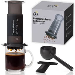 Twenty4seven® Koffie French Press - Draagbare Koffiemaker & Koffiemolen - Cafetiere Espresso - Koffiemaler Handmatig — thumbnail 1