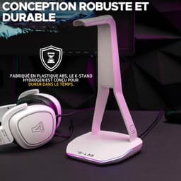 Gaming Headset Stand met RGB Verlichting - Universele Hoofdtelefoonhouder voor PC, PS5, PS4 en Xbox — thumbnail 4