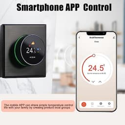 Slimme Thermostaat 2023 met WiFi - Programmeerbare Temperatuurregelaar voor Water/Gas Boiler - Mobiele App & Stembediening — thumbnail 5