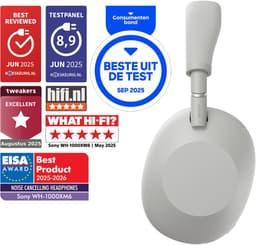 SONY WH-1000XM6 Over-ear Draadloze hoofdtelefoon met Noise-cancelling Zilver — thumbnail 2