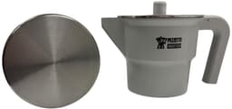 Pezzetti – SOLIDEXPRESS - espressomaker - koffiemaker - 6 kops - aluminium - grijs - INDUCTIE - gas - elektrisch - percolator - moka pot — thumbnail 3