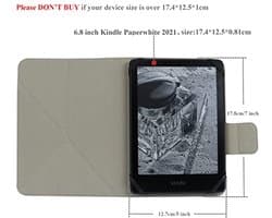 Universele E-reader Hoes voor 6.8" en 7" Displays - Blauw