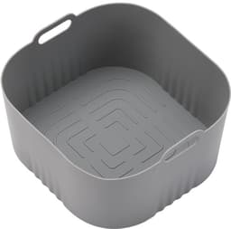 2 stuks Geschikt voor HD9252 HD9200 HD9255 luchtkoker silicone bakplaat vierkant luchtkoker silicone bakplaat luchtkoker accessoires- grijs — thumbnail 1