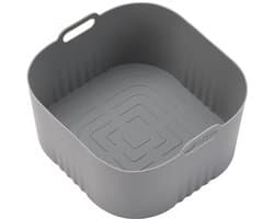 2 stuks Geschikt voor HD9252 HD9200 HD9255 luchtkoker silicone bakplaat vierkant luchtkoker silicone bakplaat luchtkoker accessoires- grijs