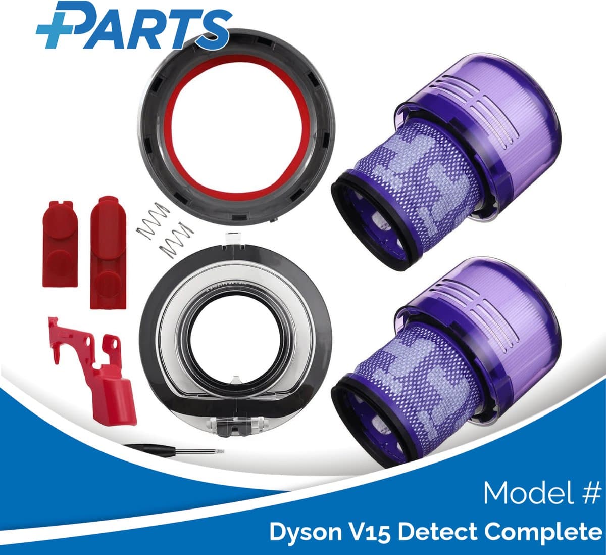 Dyson V15 Detect Complete Onderhoudsset (Plus.Parts® alternatief voor 970013-02) — afbeelding 1