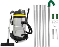 Dakgootstoofzuigerstang set lang bereik afvoerpijp reinigen, 50L Nat-droogzuiger