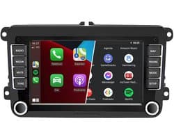 Carplay autoradio geschikt voor Volkswagen Golf Transporter Polo Caddy Eos Tiguan Passat | 2003 t/m 2020 | Denago | 2025 model | 2003 2004 2005 2006 2007 2008 2009 2010 2011 2012 2013 2014 2015 2016 2017 2018 2019 2020 | Bluetooth & Wifi