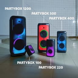 Salora Partyspeaker 1200 met verlichting en ingebouwde accu — thumbnail 2