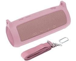 Siliconen Draagtas voor Bluetooth Luidsprekers - Ultralicht met Karabijnhaak