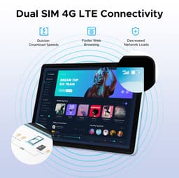 Doogee Tab G6-Android 15 Tablet-11 inth +90Hz - 4G LTE -6GB RAM+256 GB ROM (2TB TF) - Dubbele luidsprekers -8000 mAh- T7250 octa-core - 5G WiFi - BT5.0- Blauw — thumbnail 5
