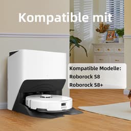 17 stuks accessoires gescht voor Roborock S8/S8+ robotstofzuiger met 2 hoofdborstels, 4 reinigingsdoeken, 4 filters, 6 zijborstels, 1 reinigingsborstel — thumbnail 3