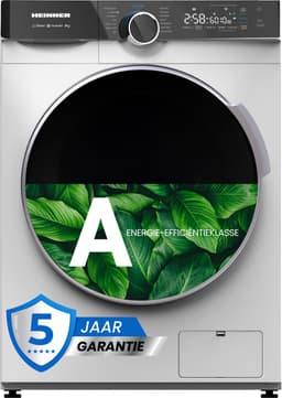 Heinner HWM-M914IVKA+++ Wasmachine 9 kg – 14 Programma's – 1400 tpm – Energieklasse A – Stoomfunctie – Touchbediening – Wit – 5 Jaar Garantie — thumbnail 1