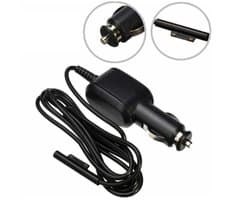 DrPhone Auto Oplader – 15V - Laptop Lader - Autolader 2.58A - Geschikt voor Microsoft Surface Pro 3 / 4 / 5 / 6 / 7 / Pro X / Book / Go /  Laptop  - Zwart