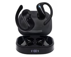 Xssive - Oortjes Draadloos - Open Air Sport Oortjes met Oorhaak - Draadloze Oordopjes - Bluetooth Earbuds - Hardloop Oortjes