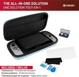 Stevige Beschermhoes Maat L voor Nintendo Switch 2 - Starterpack - Blauw — thumbnail 2