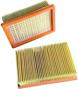 Verpakking van 2 vervangende filters voor Kärcher WD4 WD5 WD6 MV4 MV5 MV6 stofzuiger- geplooid en plat — thumbnail 4