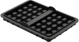 2-delige siliconen wafelbakvorm Geschikt voor Ninja AF400 AF451 SL400 AF5 Airfryer - Zwart — thumbnail 4