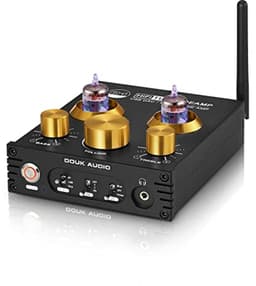 Bluetooth 5.0 Hi-Fi Versterker met GE5654 Buizen - Draadloze USB DAC voor Hoofdtelefoons — thumbnail 1
