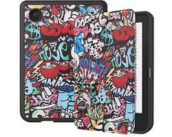 Compatibele Case Cover voor KOBO Clara 2E 6 Inch eReader - Graffiti