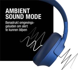 Fresh ‘n Rebel Clam Fuse – Draadloze Bluetooth Koptelefoon met Active Noise Cancelling - 45 uur Speelduur - True Blue — thumbnail 4