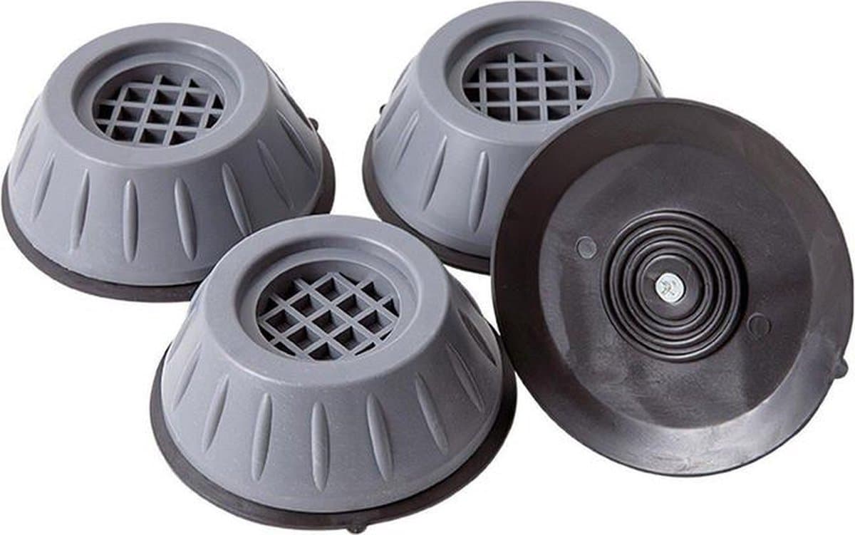 Wasmachine Verhoger - 9CM – Wasmachine Trillingsdempers - Wasmachine Tussenstuk - Wasmachine antislip - wasmachine Anti Vibratie Voeten Pads - Wasdroger Verhoger - Koelkast Verhoger - Antislip Wasmachine Voeten — afbeelding 1