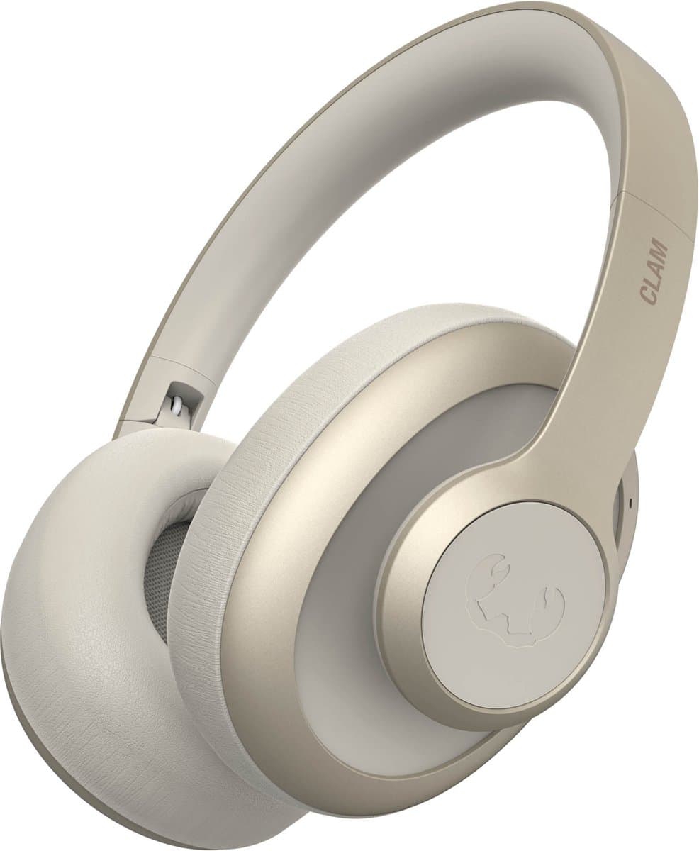Fresh 'n Rebel Clam Ace – Draadloze Bluetooth Koptelefoon met Active Noise Cancelling - 60 uur Speeltijd - Met volume wiel - Silky Sand — afbeelding 1