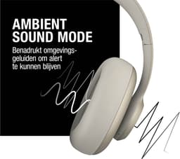 Fresh 'n Rebel Clam Ace – Draadloze Bluetooth Koptelefoon met Active Noise Cancelling - 60 uur Speeltijd - Met volume wiel - Silky Sand — thumbnail 5