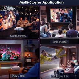 ProductPlein - Mini Beamer - Projectie Scherm - LED - Thuisbioscoop — thumbnail 2