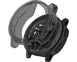 Strap-it TPU bescherm hoesje - geschikt voor Garmin Instinct 2s (40mm) - zwarte schokabsorberende case voor de kleinere Instinct 2s (zwart)