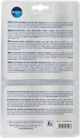Whirlpool DDS101 drogeronderdeel & -accessoire Verfrisser — thumbnail 3